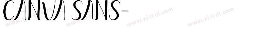 Canva Sans字体转换